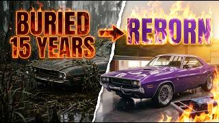 Buried in a Swamp for 15 Years — Full Dodge Challenger Restoration