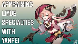 ASMR | Appraising Liyue Specialties with Yanfei | Genshin Impact RP