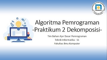 Praktikum 2 - Algoritma dan Pemrograman