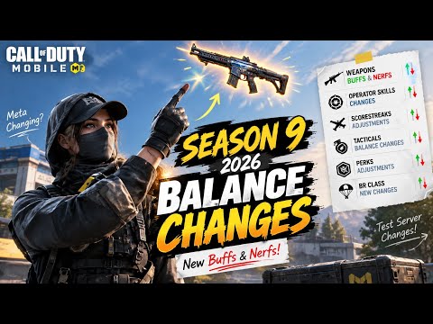 新たな強化＆弱体化！CoDモバイル シーズン9で全てが変わる…