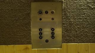 AMAZING 1940's Otis Black Button Traction Elevator at Lakeshore Lodge and Spa, South Lake Tahoe, CA