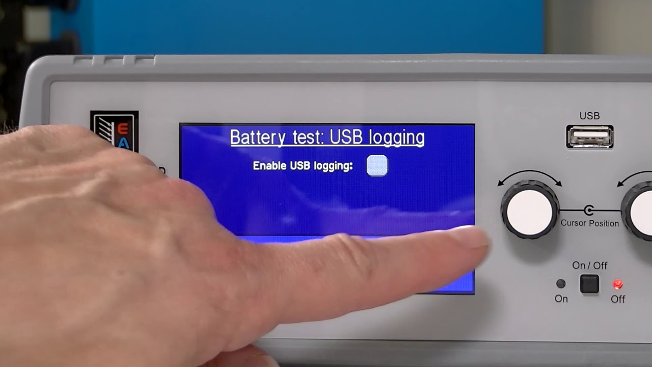 Battery Discharge with Electronic Load - EA Elektro-Automatik