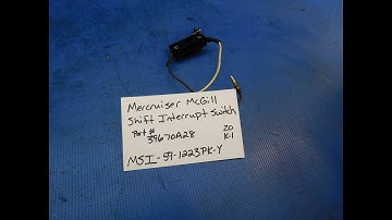 FOR SALE - Mercruiser McGill Shift Interrupt Switch Part#39670A28 $59 K-1