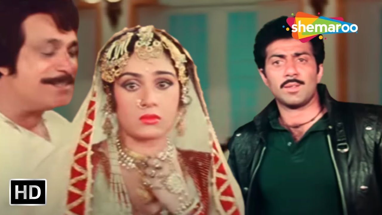 सनी देओल मूवी (HD) : कादर खान ने मीनाक्षी के अकेलापन का उठाया फायदा - SUNNY DEOL NEW MOVIE