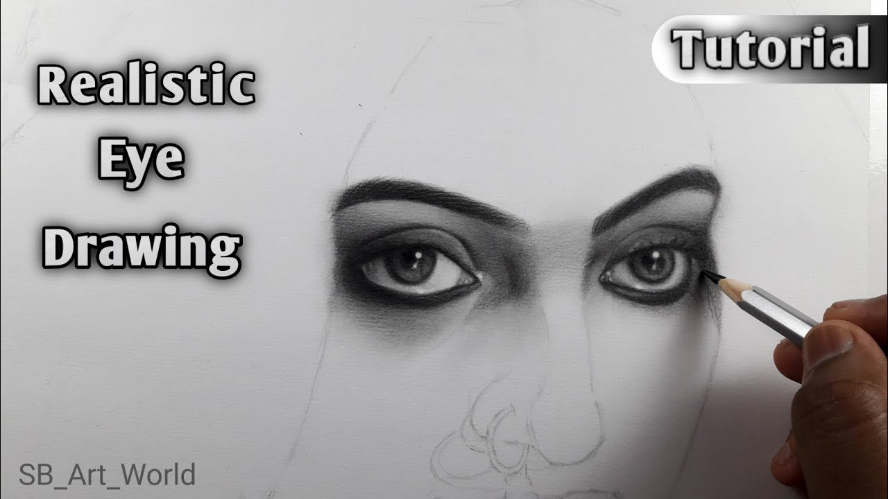 How to Draw Realistic Eye || Tutorial - YouTube