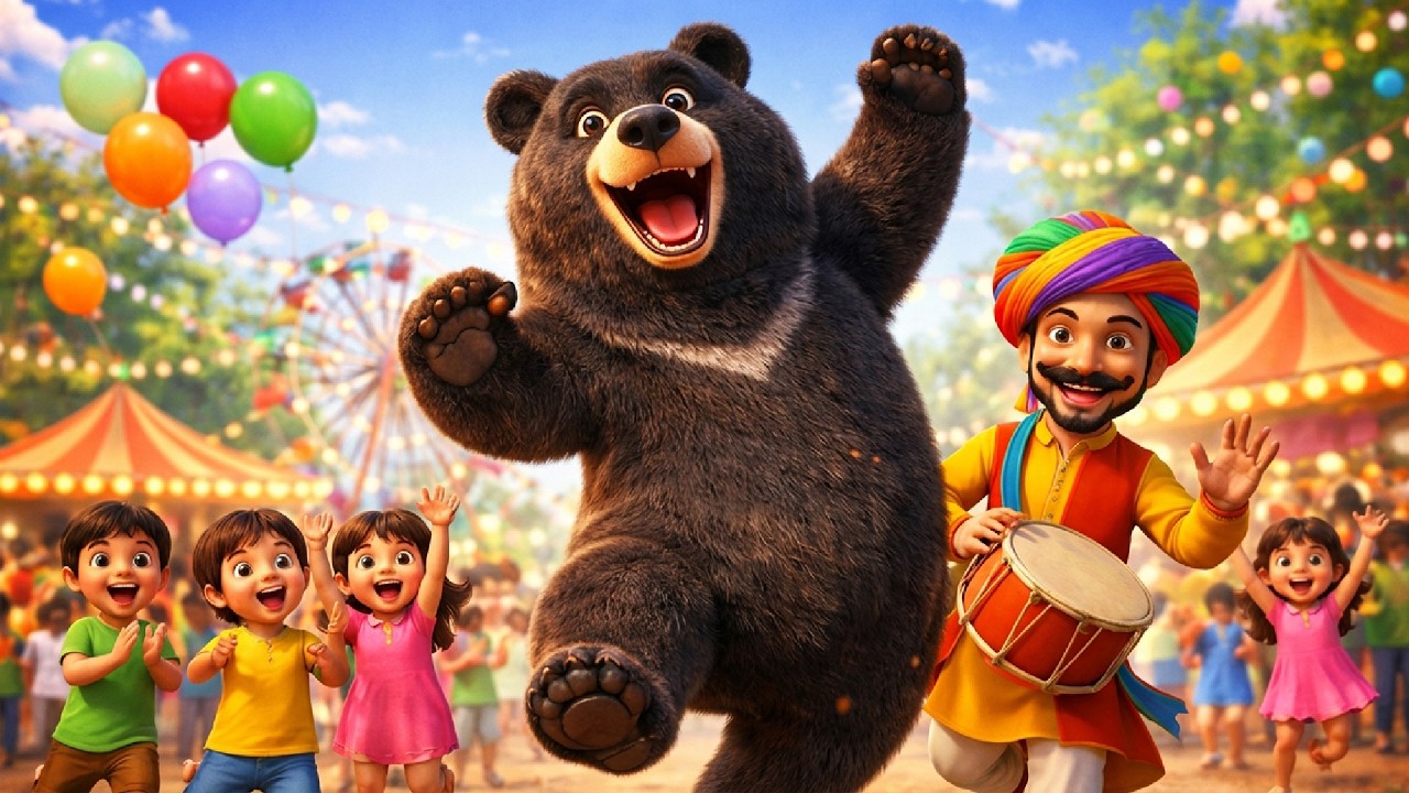 Kaalu Madari Aaya | कालू मदारी आया | Dancing Monkey Rhyme for Kids | Jojo Rhymes,nursery rhymes