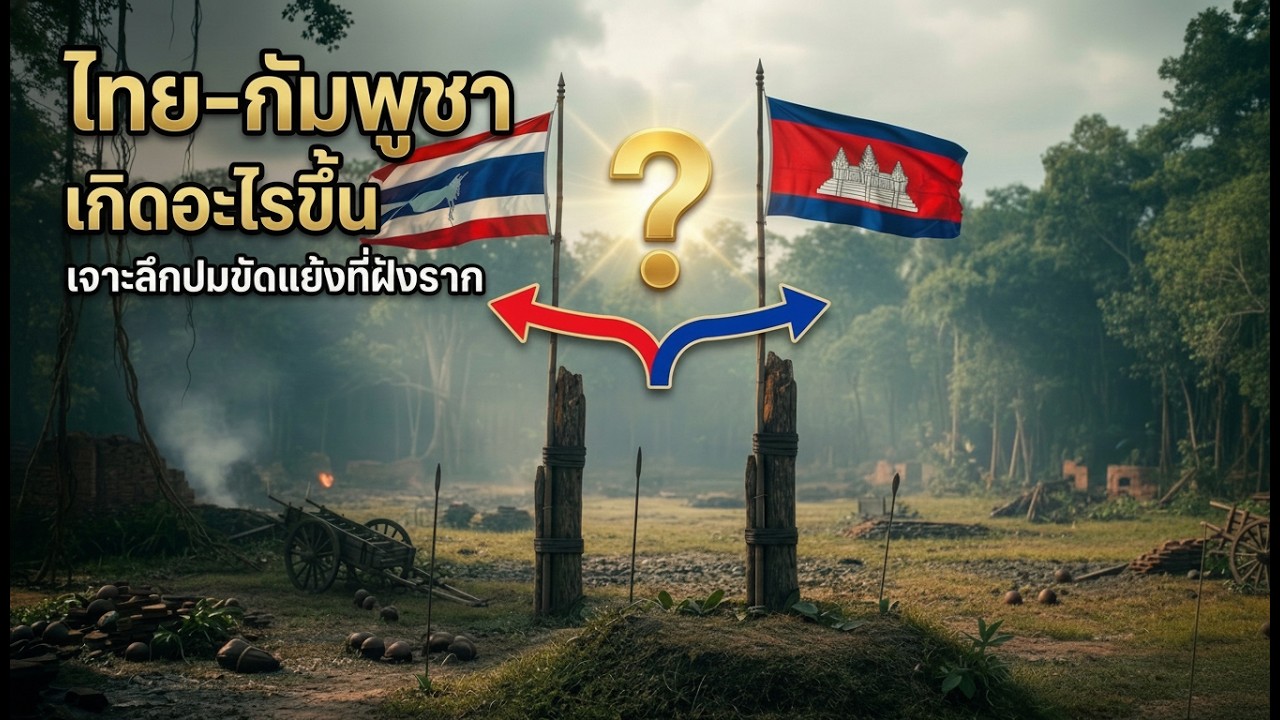 ไทย-กัมพูชา เกิดอะไรขึ้น? เจาะลึกปมขัดแย้งที่ฝังราก มหากาพย์เพื่อนบ้านที่ไม่มีใครยอมใคร!