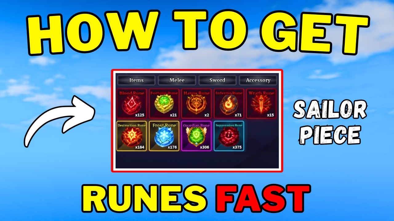 Sailor Runes How To Get and Equip Runes in Sailor Piece | Sailor Piece Runes Guide ...