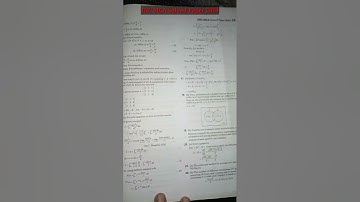 JNU MCA Entrance Exam|Solved Paper|MCA CUET