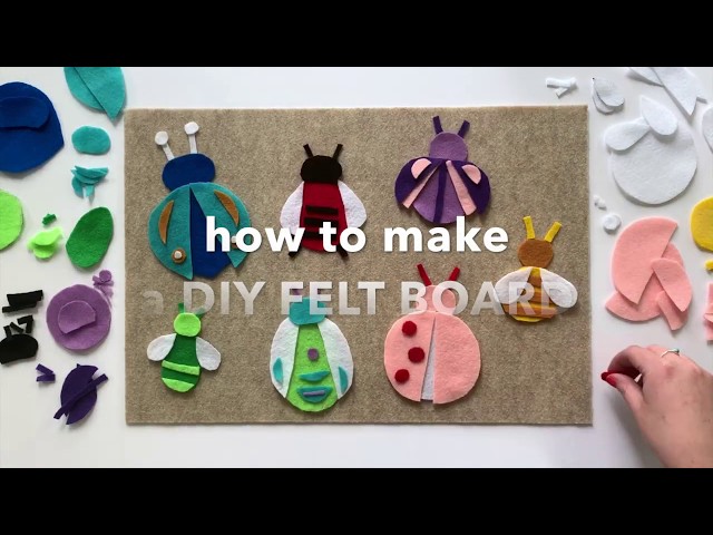 How To - Home & Family: DIY Felt Boards for Kids