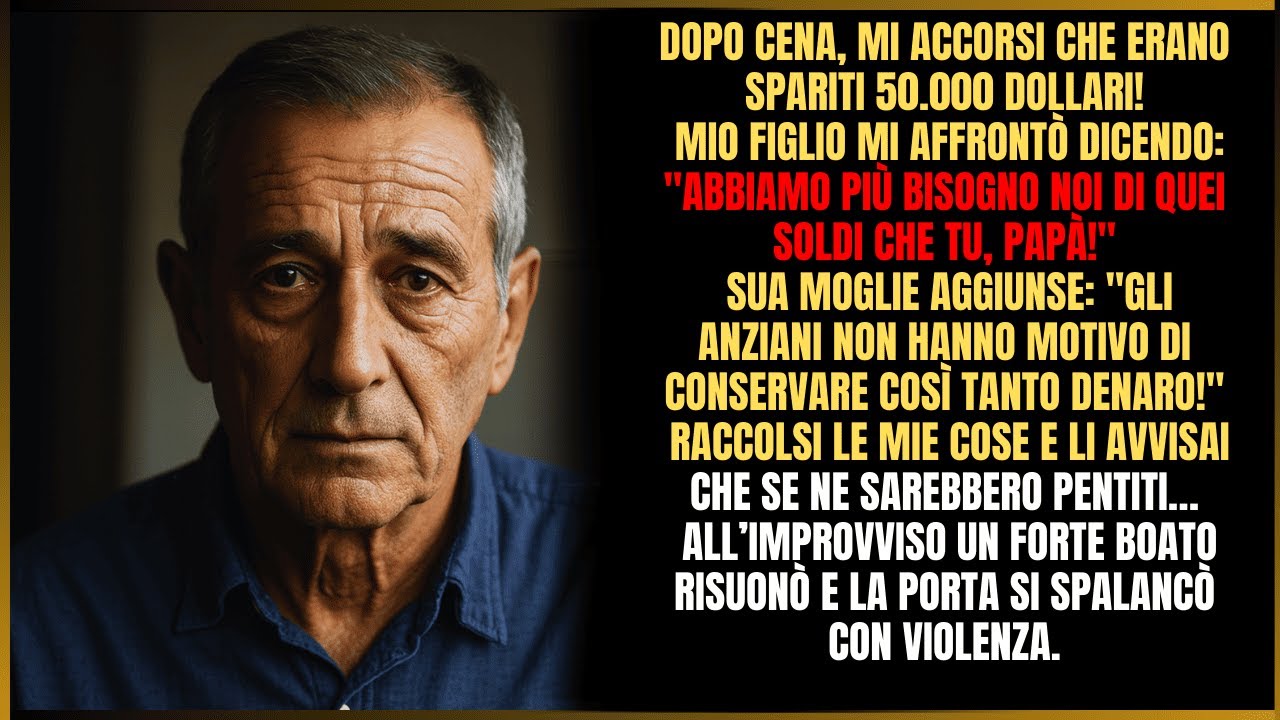 “Dopo cena controllai il conto: era vuoto. Mia nuora e mio figlio dissero allora…”