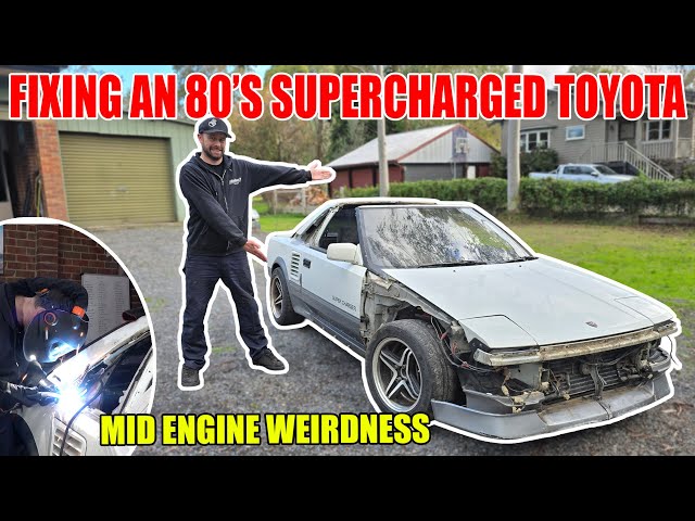 Fixing an 80's Supercharged Toyota - YouTube