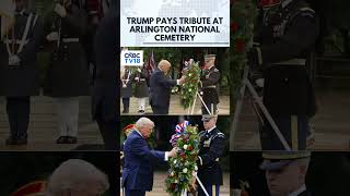 WATCH: Donald Trump Pays Tribute At Arlington National Cemetery | America 250 Celebration | N18G