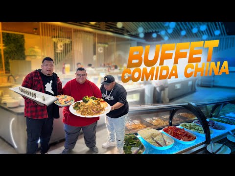 BUFFET comida CHINA GIGANTE TODO lo que puedas COMER en 2hrs BIG&FASHION