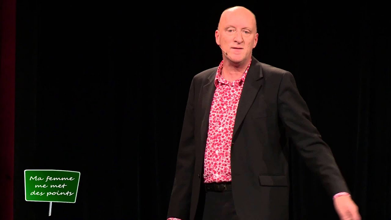 Ma femme me met des points  Gilles Detroit avec ardoise