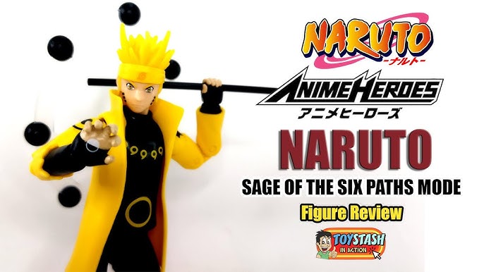 Boneco Articulado Uzumaki Naruto Anime Heroes - Pirlimpimpim