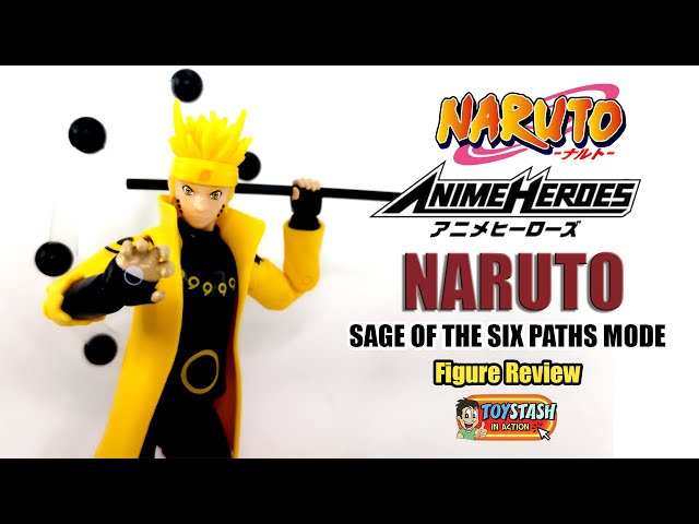  ANIME HEROES - Naruto - Naruto Uzumaki Sage of Six Paths Mode  Action Figure : Everything Else