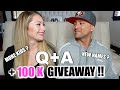 ANSWERING ALL YOUR QUESTIONS / Husband + Wife Q+A / 100K GIVEAWAY ANNOUNCEMENT- Christy Gior