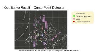 Lidar-Based Multiple Object Tracking with Occlusion Handling