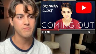 Why I Deleted My Coming Out Video (Brennan Clost Coming Out)