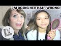 HER HAIR IS HARD | I'M DOING HER HAIR WRONG! | ADOPTION