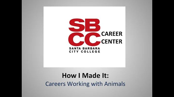 How I Made It: Careers working with Animals