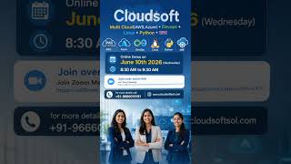Become a Cloud Engineer in 2026 (FREE Live Demo) 🚀AWS + Azure + DevOps + SRE — One Free Class 🔥