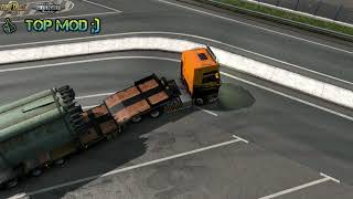 (ETS2 v 1.38)#Ownable overweight trailer Kassbohrer LB4E v1.1.4 by Jazzycat screenshot 1