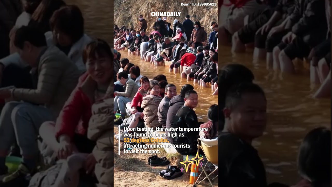 Hot spring geyser in Henan