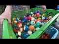 Water Marble Run Billiard Balls + Dragon Ball ASMR