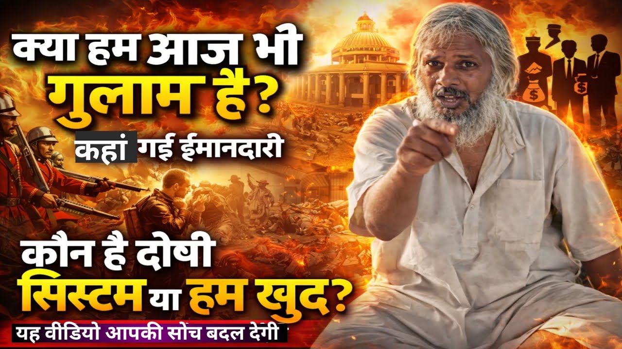 आजादी के बाद भी गुलामी क्यों? | ईमानदारी मर क्यों जाती है? | सिस्टम दोषी है या हम?@hindigyan3780 