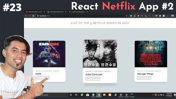 #23: Arrays in React JS in Hindi | ReactJS Project Netflix App #2 in Hindi in 2020