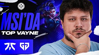 MSI'DA TOP VAYNE OYNANDI | GEN VS FNC MSI 2024 CANLI ANALİZ