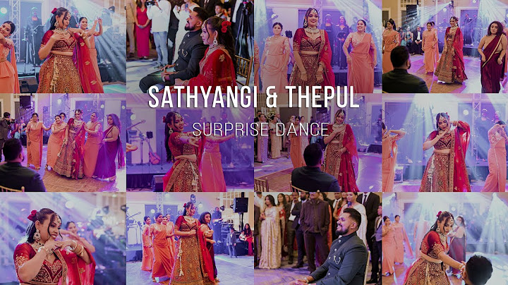 Sathyangi & Thepul Wedding ~ Surprise Dance (4K)