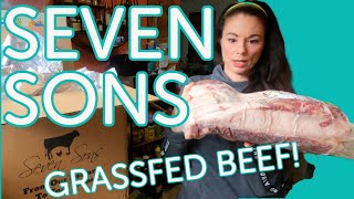 Seven Sons  Grass Fed Meat Delivery (April 2021) Burgers, Ribs, Brisket, Filet Mignon, Flank Steak