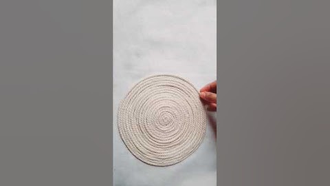 Diy Macrame placemat #diy #macrame #macrametutorial #craft #youtubeshorts #shorts #reels #viral #art