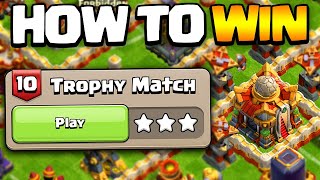 How to Easily 3 Star Trophy Match Challenge | Haaland's Challenge 10 - Clash of Clans