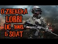 Pubg  +LOBBI +LOKALKA (UCU 100% TO`LANADI)   PUBG MOBILE    STREAM  (LIVE)