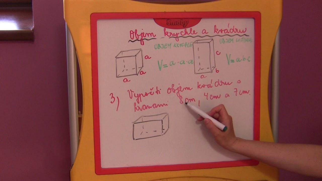 OBJEM KRYCHLE A KVÁDRU