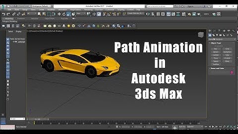 Path Animation in Autodesk 3ds Max