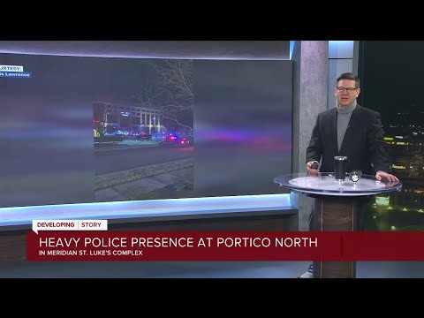 Heavy police response to incident at Portico North building near St. Luke's Meridian