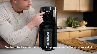 Water & Powder Settings for the Supermix Protein Shake Maker