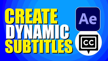 How To Create Dynamic Subtitles In After Effects (Step-by-Step Guide)
