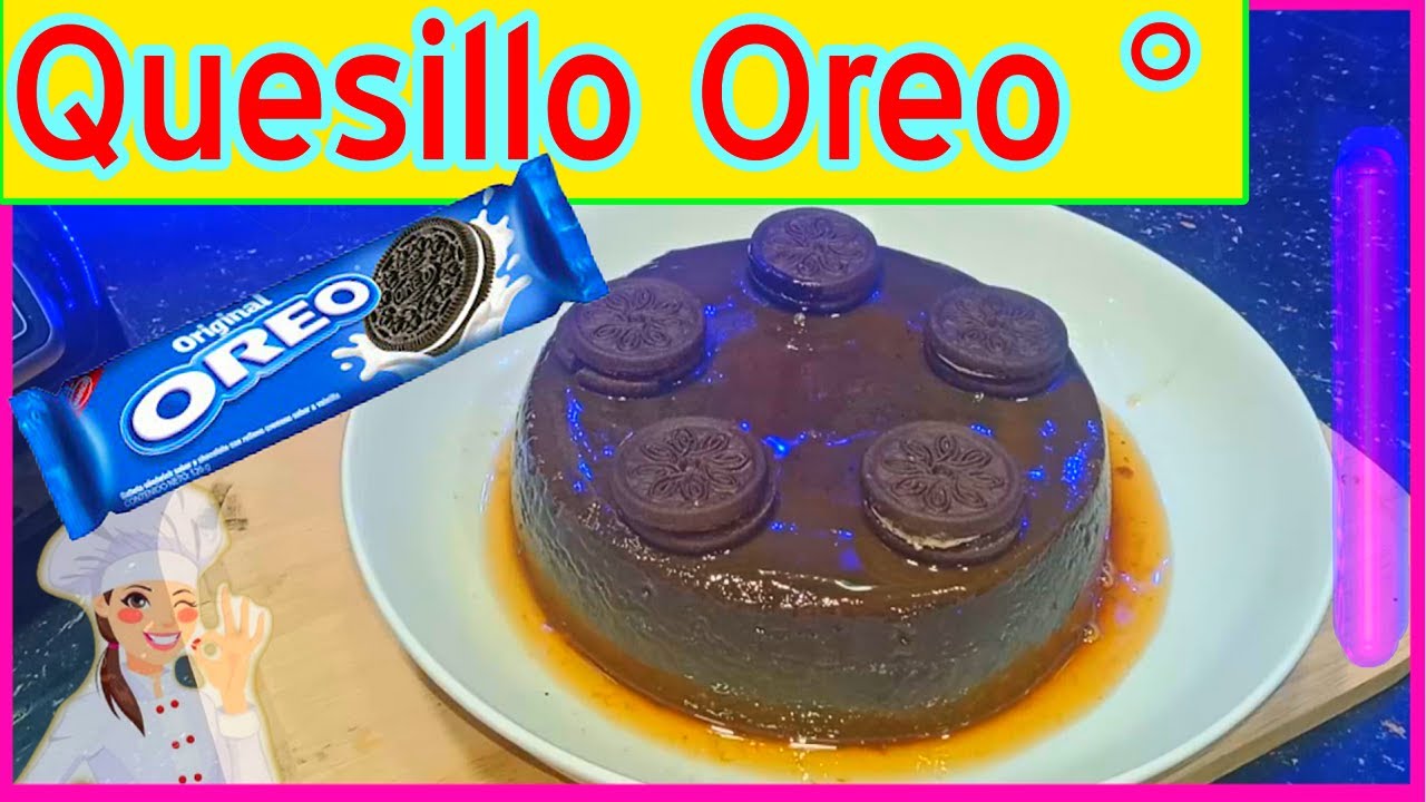 Este Rico Quesillo De Galleta Oreo te dejara con ganas
