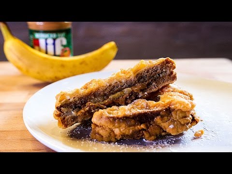Elvis Monte Cristo: Deep Fried Peanut Butter Sandwich!