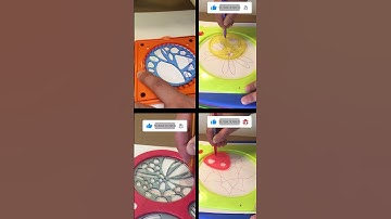 🌹Spirograph Design 🌹Nice Geometric Design | #shorts #spirograph |#spirography #art #asmr