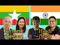 Similarities Between Hindi and Burmese