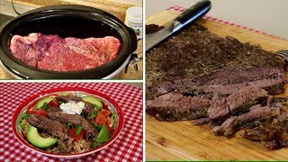 In this easy cooking video, i cook a beef flank steak my slow cooker.
seasoned the with kosher salt and johnny's pepper https://amzn.to/2...