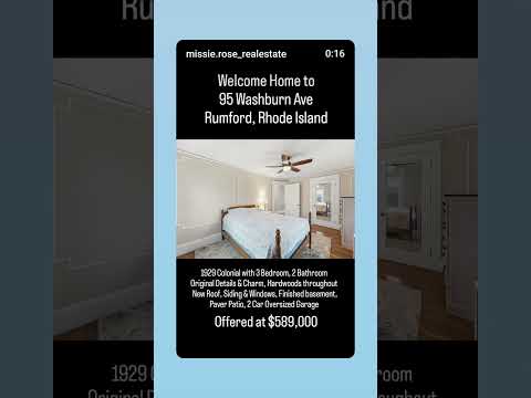 95 Washburn Ave, Rumford, RI home video tour