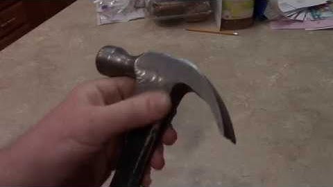 How to restore an old rusty hammer